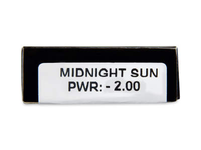 CRAZY LENS - Midnight Sun - jednodnevne leće dioptrijske (2 kom leća) - Pregled parametara leća