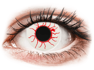 CRAZY LENS - Red Viper - jednodnevne leće dioptrijske (2 kom leća)