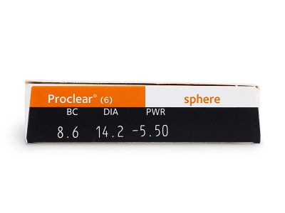Proclear Compatibles Sphere (6 kom leća) - Pregled parametara leća