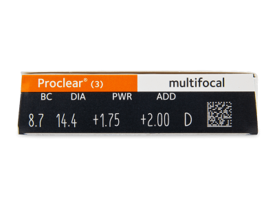 Proclear Multifocal (3 kom leća) - Pregled parametara leća