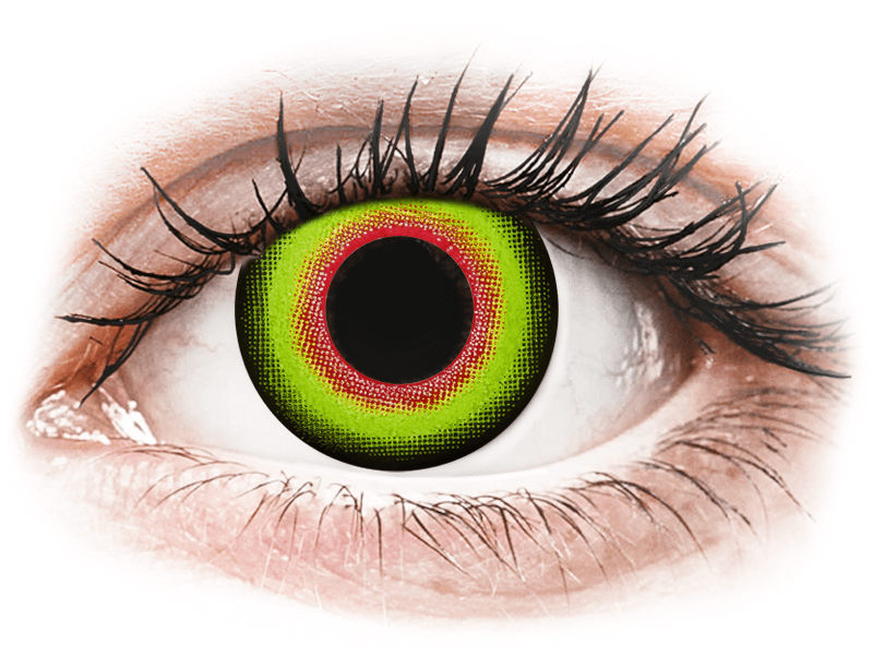 ColourVUE Crazy Lens - Mad Hatter - bez dioptrije (2 kom leća) - Kontaktne leće u boji