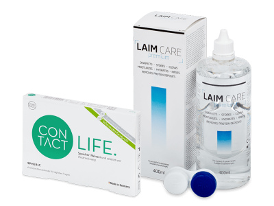 Contact Life spheric (6 kom leća) + otopina Laim-Care Solution 400 ml