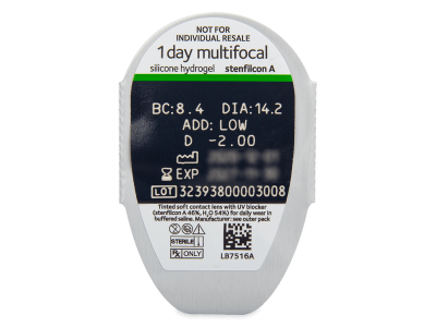 MyDay daily disposable multifocal (30 kom leća) - Pregled blister pakiranja 