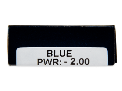 TopVue Daily Color - Blue - jednodnevne leće dioptrijske (2 kom leća) - Pregled parametara leća