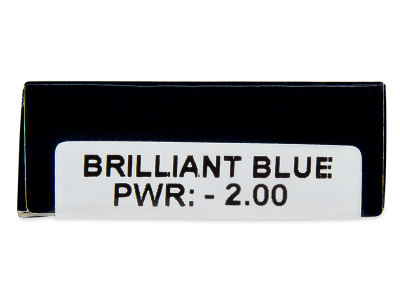 TopVue Daily Color - Brilliant Blue - jednodnevne leće dioptrijske (2 kom leća) - Pregled parametara leća
