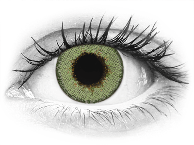 TopVue Daily Color - Green - jednodnevne leće dioptrijske (2 kom leća)