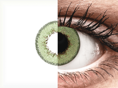TopVue Daily Color - Green - jednodnevne leće dioptrijske (2 kom leća)