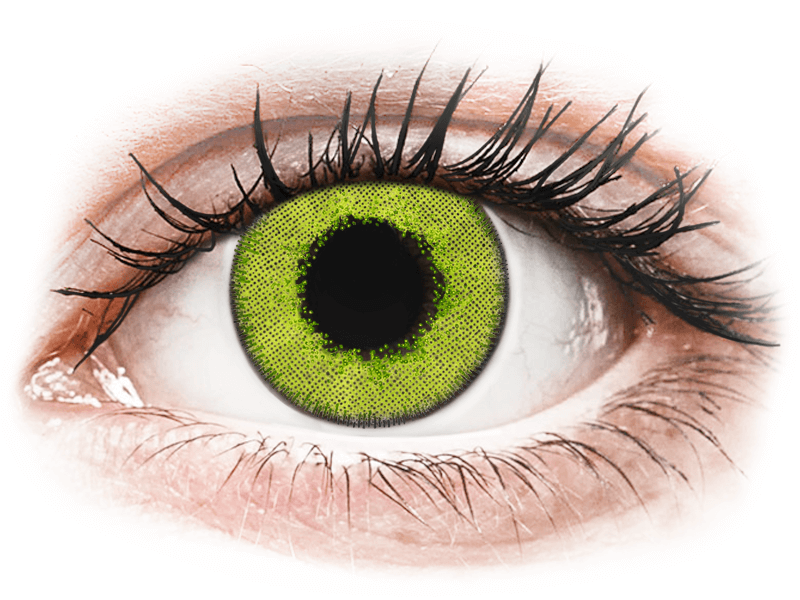 TopVue Daily Color - Fresh Green - jednodnevne leće dioptrijske (2 kom leća) - Kontaktne leće u boji