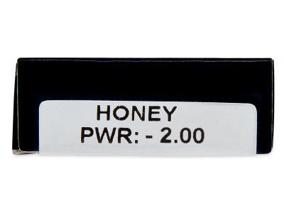 TopVue Daily Color - Honey - jednodnevne leće dioptrijske (2 kom leća) - Pregled parametara leća