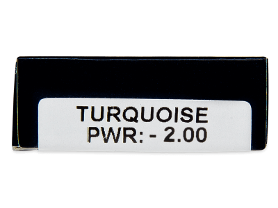 TopVue Daily Color - Turquoise - jednodnevne leće dioptrijske (2 kom leća) - Pregled parametara leća