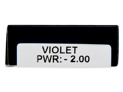 TopVue Daily Color - Violet - jednodnevne leće dioptrijske (2 kom leća) - Pregled parametara leća