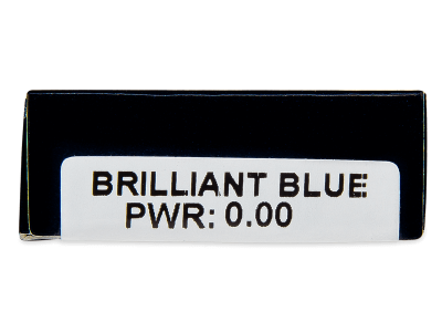 TopVue Daily Color - Brilliant Blue - jednodnevne leće bez dioptrije (2 kom leća) - Pregled parametara leća