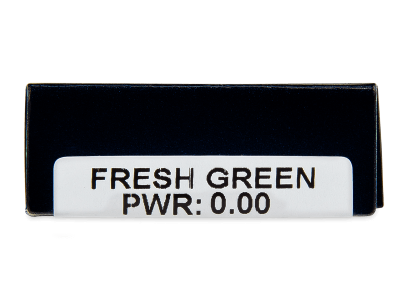 TopVue Daily Color - Fresh Green - jednodnevne leće bez dioptrije (2 kom leća) - Pregled parametara leća