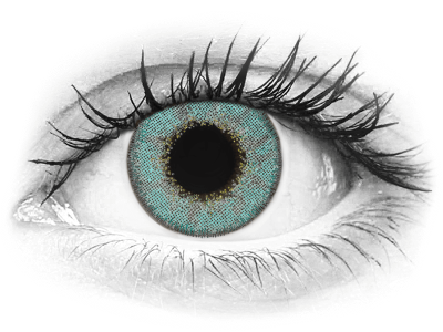 TopVue Daily Color - Turquoise - jednodnevne leće bez dioptrije (2 kom leća)