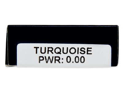 TopVue Daily Color - Turquoise - jednodnevne leće bez dioptrije (2 kom leća) - Pregled parametara leća
