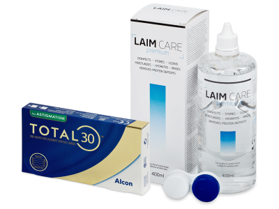 TOTAL30 for Astigmatism (3 kom leća) + otopina LAIM-CARE 400 ml