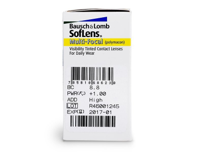 SofLens Multi-Focal (6 kom leća) - Pregled parametara leća