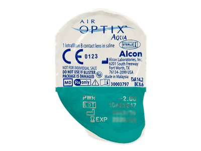 Air Optix Aqua (6 kom leća) - Pregled blister pakiranja 