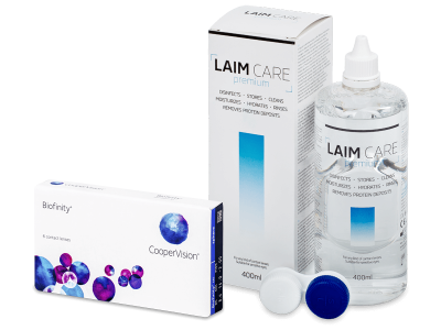Biofinity (6 kom leća) + Laim-Care 400 ml