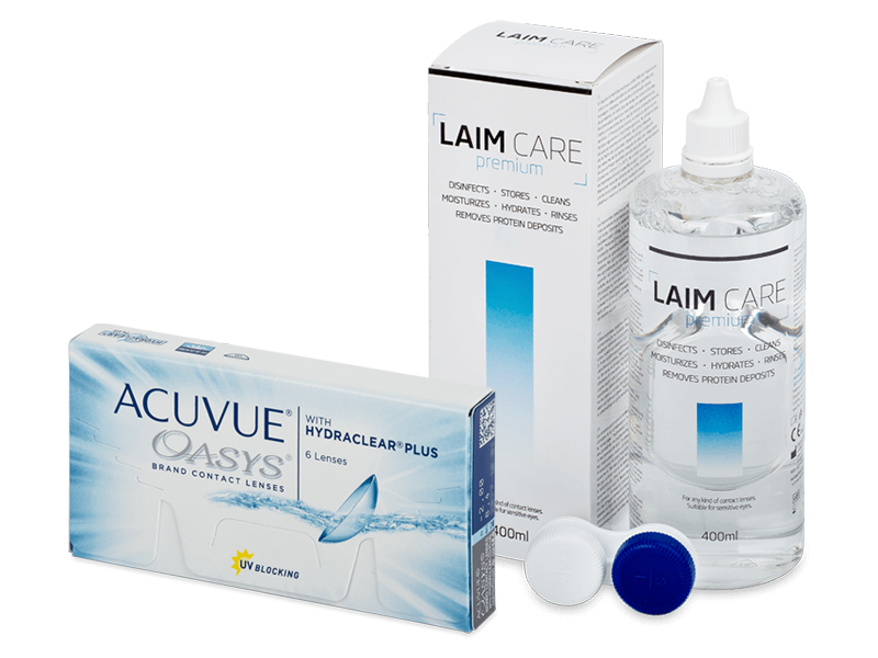 Acuvue Oasys (6 kom leća) + Laim-Care 400 ml - Ponuda paketa