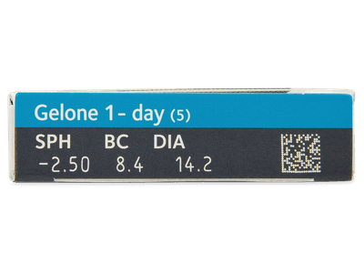 Gelone 1-day (5 leća) - Pregled parametara leća