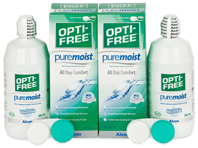 Otopina Opti-Free PureMoist 2 x 300 ml - Ekonomično duplo pakiranje otopine